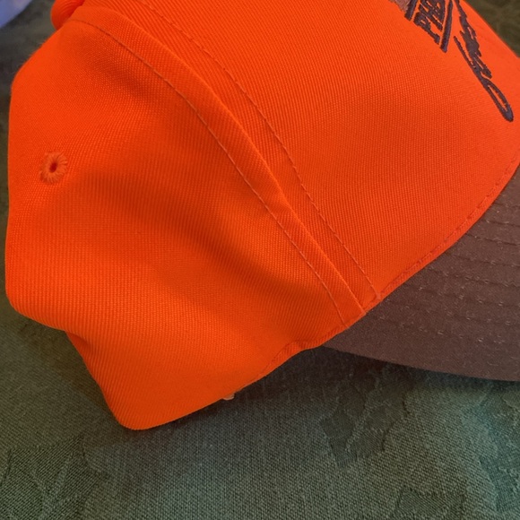 Hunters Ball Cap. Adjustable back Used. Orange - Picture 2 of 5
